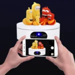 ND120 USB Automatic Rotating Camera Table Hand-Made Panoramic Display Table Turntable - Image 5