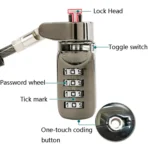 YF21067 Digital Device Anti-Theft Lock  Laptop Lock - Image 3