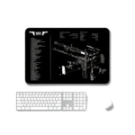 2 PCS Heat Transfer Non-Slip Single-Sided Office Gaming Mouse Pad