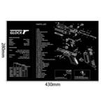 2 PCS Heat Transfer Non-Slip Single-Sided Office Gaming Mouse Pad - Image 2