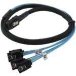 Mini SAS 36Pin SFF 8087 To 4 X 7P SATA Server ,Cable Length: 50cm - Image 2