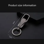 JOBON ZB-8780 Multi-Function Keychain Man Portable Mobile Phone Bracket Metal Waist Car Keychain - Image 3