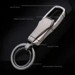 JOBON ZB-8780 Multi-Function Keychain Man Portable Mobile Phone Bracket Metal Waist Car Keychain - Image 4