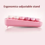 Mofii Sweet Wireless Keyboard And Mouse Set Girls Punk Keyboard Office Set, Colour: Purple Mixed Version - Image 6