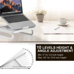 A23 Foldable Notebook Stand With 10-Speed Adjustment Computer Cooling Lifting Stand - Image 3