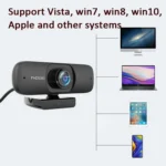 C60 Webcast Webcam High-Definition Computer Camera With Microphone, Cable Length: 2.5m - Image 6