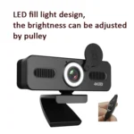 Network High-Definition Computer Camera Drive-Free Beautifying Light Camera with Omnidirectional Microphone, Cable Length: 1.8m - Image 6