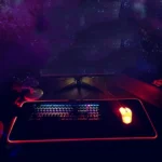 F-01 Rubber Thermal Transfer RGB Luminous Non-Slip Mouse Pad - Image 5