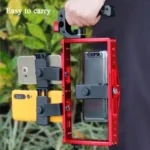 Diving Dual Handheld Grip Bracket Stabilizer Extension Phone Clamp Camera Rig Cage Underwater Case for GoPro HERO9 /8 /7 - Image 5
