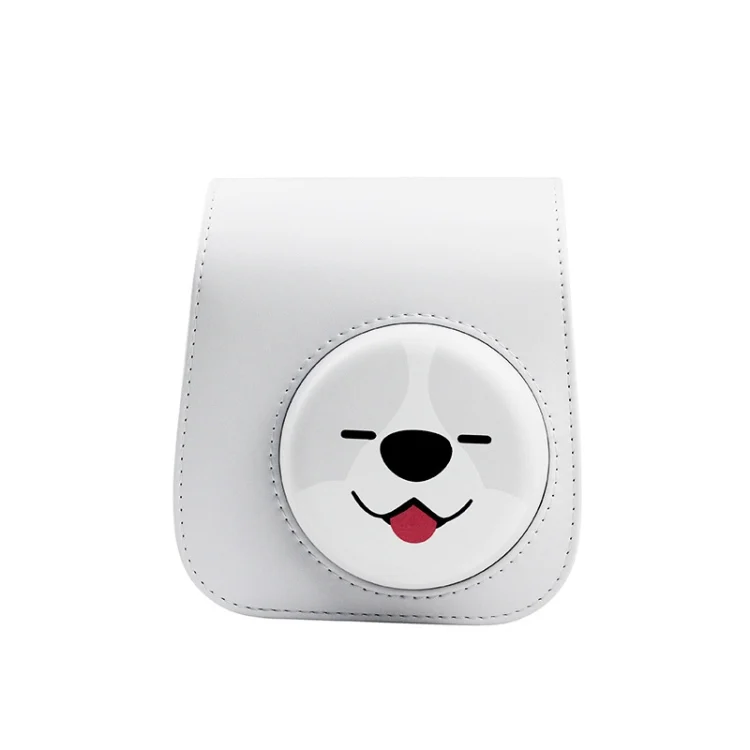 Cartoon Full Body Camera PU Leather Case Bag with Strap for FUJIFILM instax mini 9 / mini 11 / mini 8
