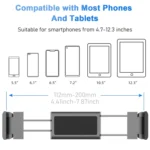 Pb-48 Car Post-Row Back Pillow Mobile Phone Holder Back Seat Flat Telescopic Bracket - Image 6