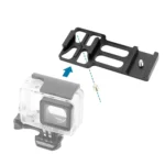 20mm Rail Side Mount For GoPro HERO9 Black / HERO8 Black /7 /6 /5 /5 Session /4 Session /4 /3+ /3 /2 /1, DJI Osmo Action, Xiaoyi And Other Action Cameras, Hunting Shot - Image 4