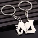 10 Pairs Metal Love Word Couple Keychain Pendant - Image 4