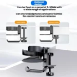 Rotating Cup Holder Headphone Holder Internet Cafe Monitor Headphone Hanger - Image 5