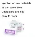 104-Keys Two-Color Mold Transparent PBT Keycap Mechanical Keyboard - Image 4