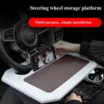 Car Multi-Purpose Steering Wheel Card Table Car Computer Bracket Chair Back Bracket Small Table Shelf Rack - Image 4