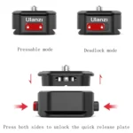 Ulanzi Claw SLR Mirrorless Sports Camera Quick Release System - Image 4