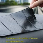 2 PCS R-1337 Multifunctional Folding Bracket Car Center Console Adhesive Bracket Mobile Phone Anti-Slip Mat Storage Mat - Image 4