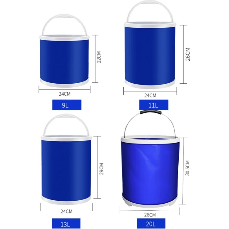TBD0572280601_B1.webp Car Folding Telescopic Bucket Portable Car Washing Special Bucket Outdoor Travel Fishing Bucket - Image 2