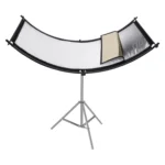 FOMITO U-Shaped Curved  Photo Studio Reflector Board 4 In 1 Gold Silver White Black Reflective Board