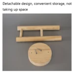 2 PCS Wooden Headphones BracketIn Wooden Headphones Show Racks - Image 3