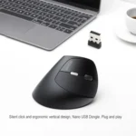 Rapoo MV20 Ergonomic Wireless Silent Vertical Mouse - Image 5