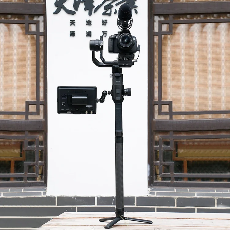 TBD05746549_7.webp Ulanzi Agimbalgear Hand-Held Stabilization Gimbal Carbon Fiber Extension Rod For DJI RONIN-S - Image 8