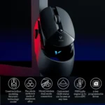 Rapoo VT960 1600 DPI 7 Keys Dual Mode Macro Programmable Symphony RGB Backlit Wireless Gaming Mouse - Image 5