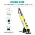 PR-A18 2.4G Charge Mouse Pen Handwritten Glow Wireless Mouse Pen - Image 4