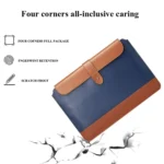 Horizontal Microfiber Color Matching Notebook Liner Bag, Style: - Image 5
