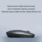 Lenovo ThinkBook Dual Bluetooth 5.0 Wireless Mouse Compact Portable Ultra Slim Office Mouse - Image 2