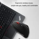 Lenovo Thinkbook Wireless Mouse Ergonomic Design Side Grip Mice - Image 6