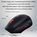 Lenovo Thinkbook Wireless Mouse Ergonomic Design Side Grip Mice - Image 7