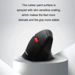 Lenovo Thinkbook Wireless Mouse Ergonomic Design Side Grip Mice - Image 9