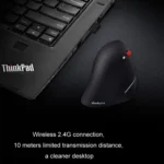 Lenovo Thinkbook Wireless Mouse Ergonomic Design Side Grip Mice - Image 10