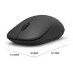 Lenovo Thinkplus WL80 Business Portable Ergonomic Wireless Mouse - Image 2