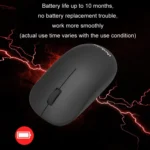 Lenovo Thinkplus WL80 Business Portable Ergonomic Wireless Mouse - Image 3