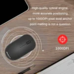 Lenovo Thinkplus WL80 Business Portable Ergonomic Wireless Mouse - Image 5