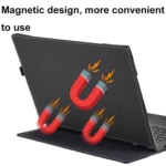 15.6 inch Leather Laptop Anti-Fall Protective Case With Stand - Image 4