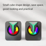 FT-25-1 RGB Colorful Lighting Desktop Computer Speaker - Image 3