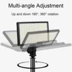 LED Stepless Adjustment Live Fill Light Reversible Photography Soft Light - Image 3