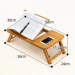741ZDDNZ Bed Use Folding Height Adjustable Laptop Desk Dormitory Study Desk, Specification: - Image 7
