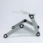 T8 Aluminum Alloy Folding & Lifting Laptop Desk Office Desk Heightening Bracket - Image 7
