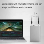 Blueendless U35Q 3.5 Inch Full Metal Mobile Hard Disk Box Type-C/Usb3.0 SATA Serial Desktop PC External Hard Disk Box - Image 7
