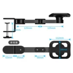 Vaydeer TJ2011 Computer Hand Bracket Mouse Pad Metal Lazy Arm Support Cantilever Wrist Pad - Image 3