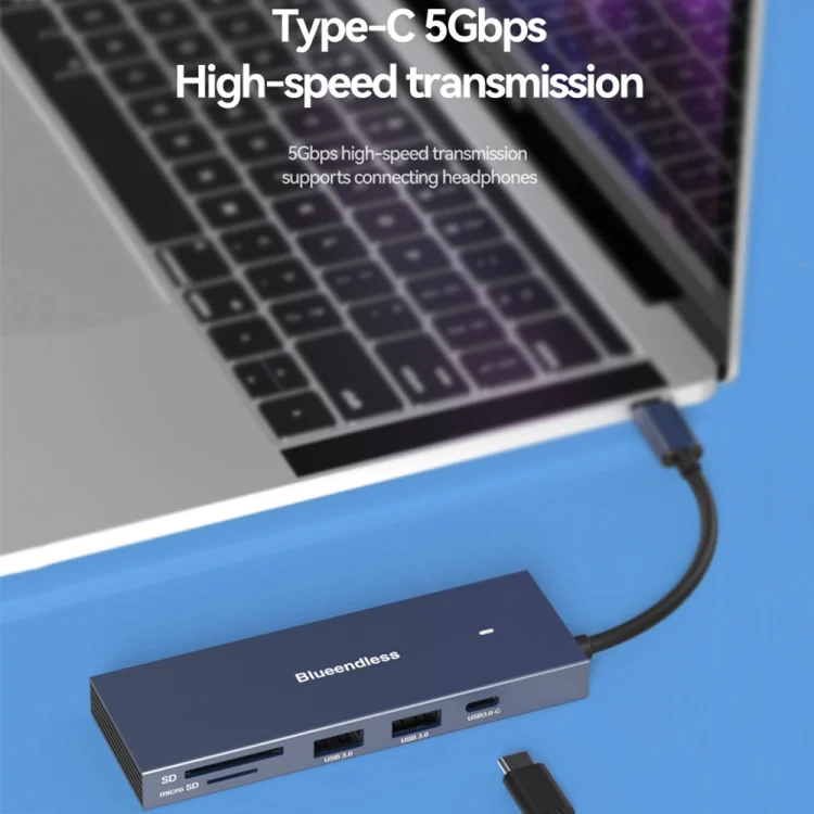 TBD05822439_B8.webp Blueendless 4K60Hz + Data Port Type-C Docking Station USB3.0 Splitter - Image 9