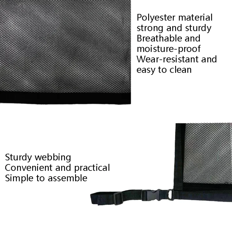 TBD0583679401_B4.webp Adjustable Hanging Car Inside Roof Luggage Clothing Storage Net Bag Car Storage Network Pocket, Size: - Image 5