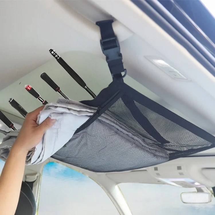 TBD0583681101_B1.webp Adjustable Hanging Car Top Storage Bag Car Fishing Rod Rack - Image 2