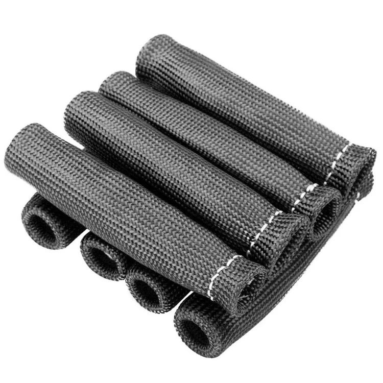 8 PCS / Set High-Temperature Car Spark Plug Protective Cover Spark Plug Heat Shield
