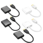 2 PCS Jasoz 1080P HDMI To VGA Converter Oxygen-Free Copper Core - Image 2